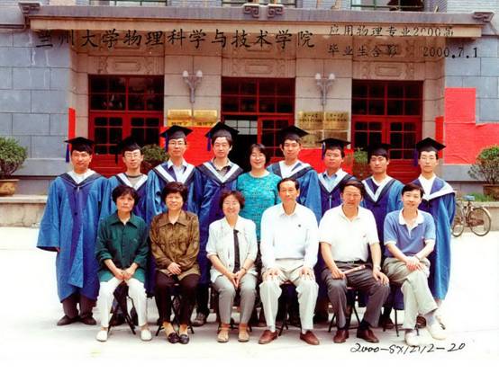 2000届开云online(中国)应用物理专业毕业留影